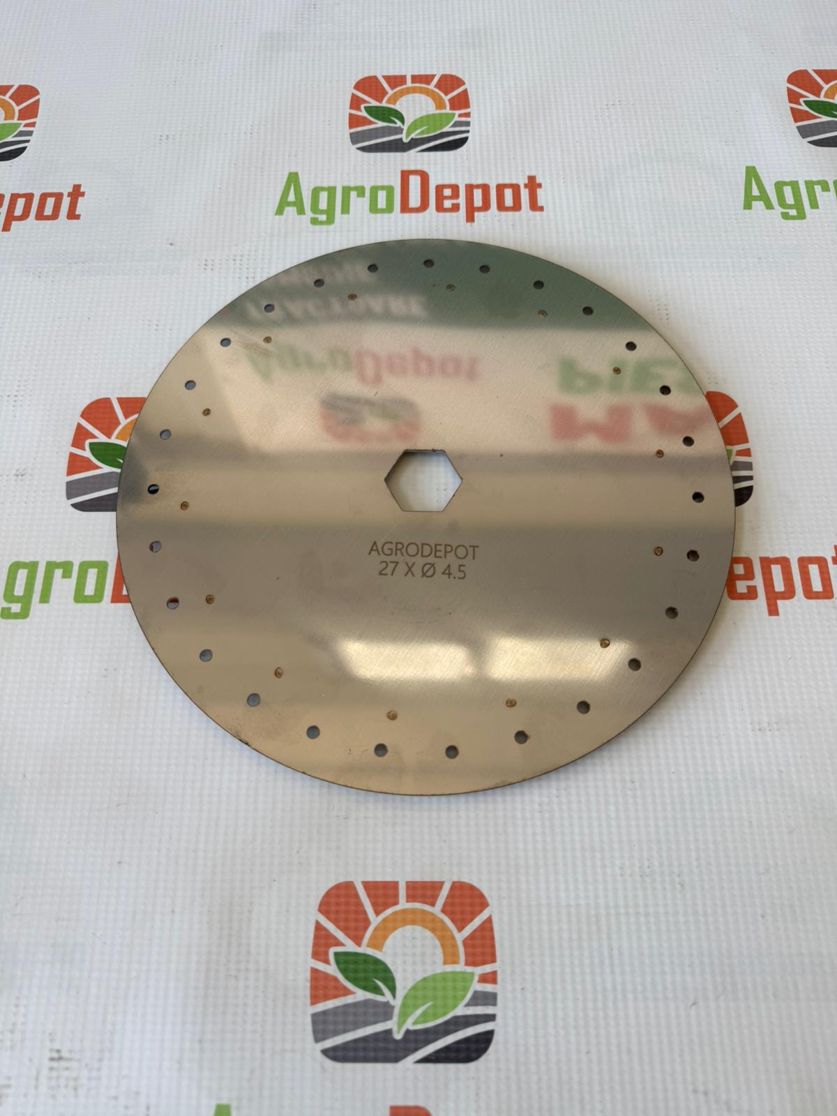 Disc semănătoare Kuhn maxima Porumb 27 găuri x4,5 mm