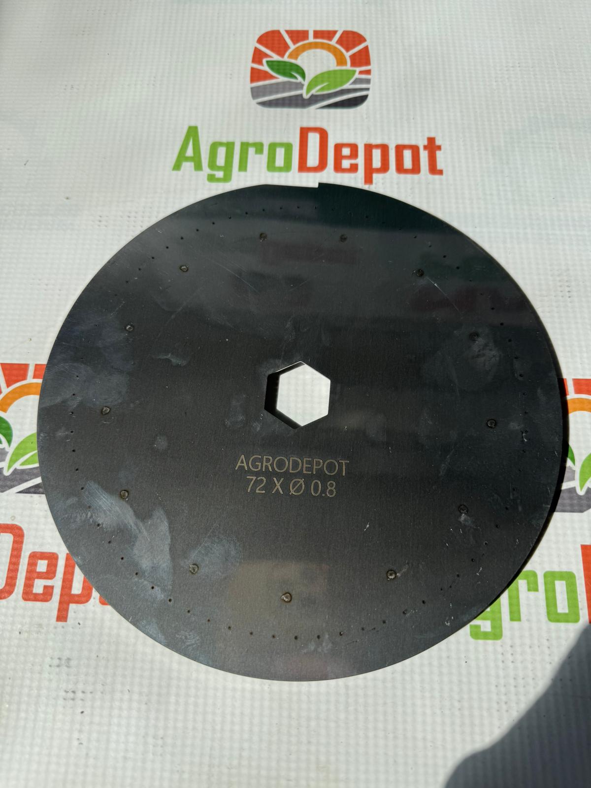 Disc semanatoare gaspardo rapita 72 gauri x0.8 mm